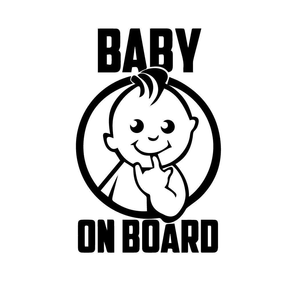 Креативный ребенок на борту авто стикер виниловая наклейка ноутбук дверь