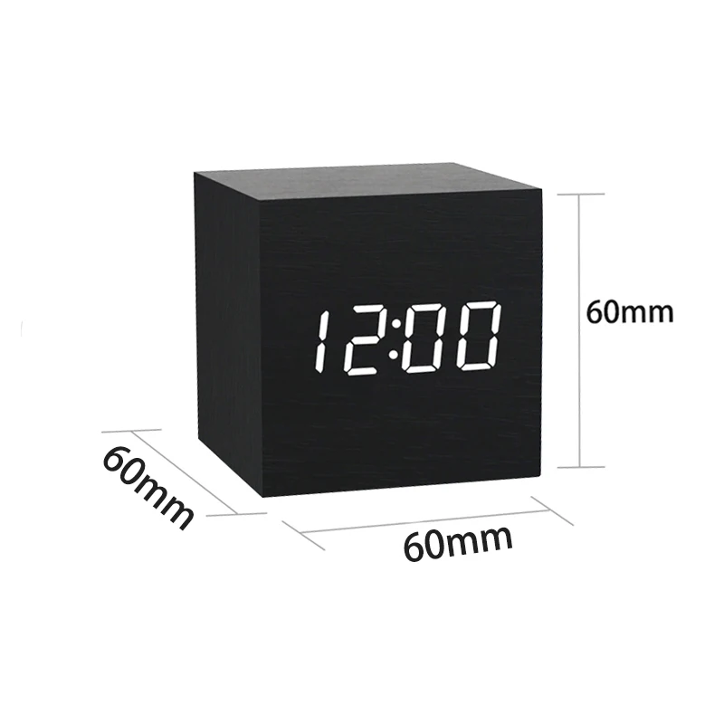 Светодиодный Будильник с цифровой проекцией термометр термометром отображение
