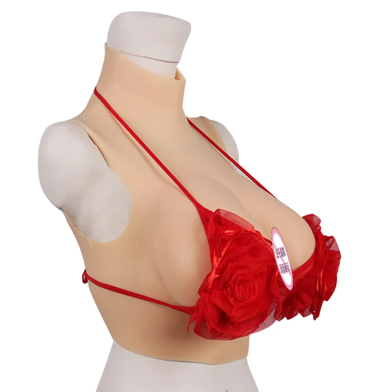 Imitation Breast Silicone Real Touch Fake Breast Sexy Cross Dress Solid G Cup Imitation Breasts Fake Mother Breasts