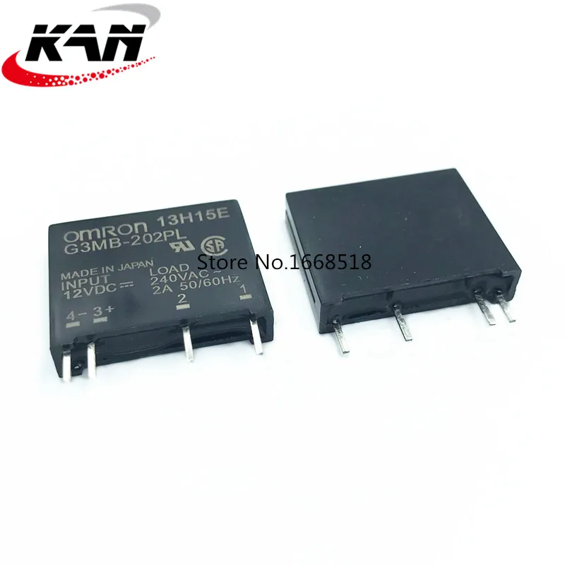 10pcs New original solid state relay G3MB-202P-5VDC G3MB-202P-12VDC 3MB-202P DC-AC PCB SSR In 5VDC 12VDC Out 240V AC 2A | Обустройство