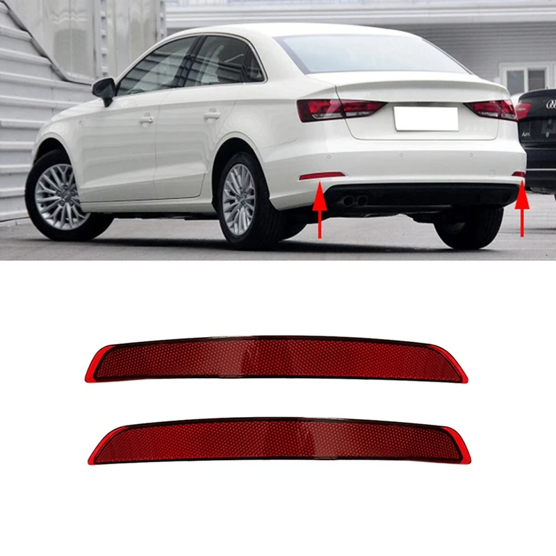 

Car Rear Bumper Light Reflector Tail Lamp for A3 Sedan 2014-2016 8VD945105 8VD945106