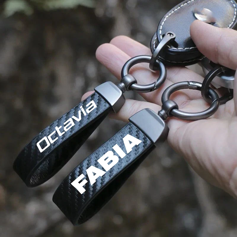 

Car Keychain Key Holder Keyring Key Chains Lanyard for Keys For Skoda Octavia FABIA KAMIQ KAROQ KODIAQ RAPID SCALA SUPERB VR