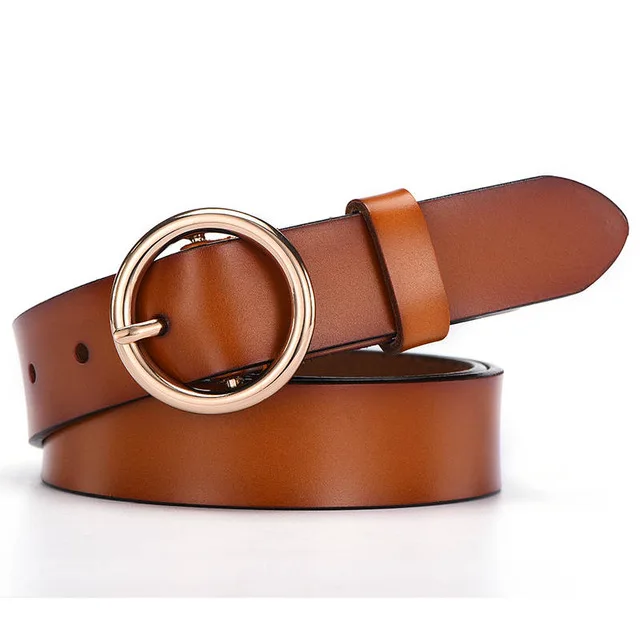 YQ01 brown gold NO. ONEPAUL джинсовое женское платье в стиле панк ремнем пряжки, женское обтягивающее Спортивное Трендовое удобное эластичное Новое без ремня с пряжкой Ремень женский - Цвет: YQ01 brown gold