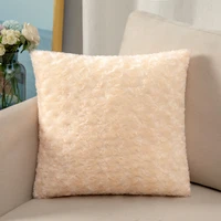 40x40cm soft fur plush shaggy fluffy cushion cover pillowcase home decor pillow case living room sofa decorative cushion covers