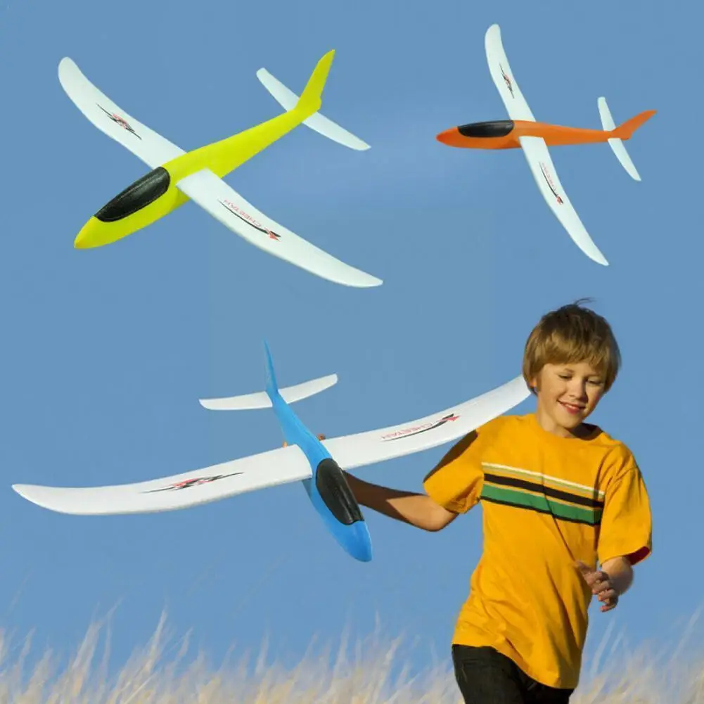 

Foam Hand Throwing Airplane Toy 60 X 100 X 15.5cm Flight Sport Mode Planes For Kids Outdoor Aircraft Planes Model Inertia E9J2