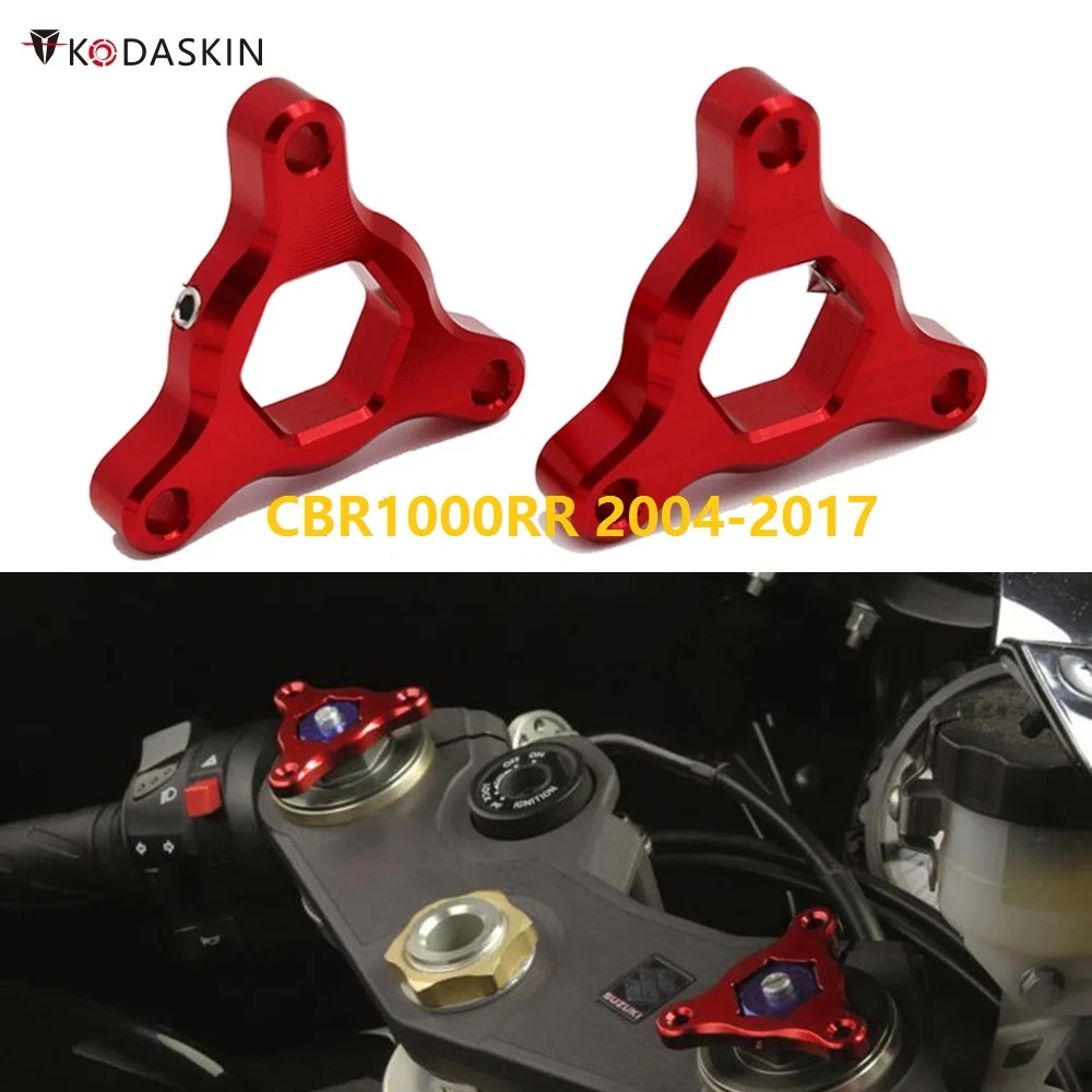 

Kodaskin CNC Aluminum 22mm Suspension Fork Preload Adjusters for CBR1000RR cbr 1000rr cbr1000 rr 2004-2007