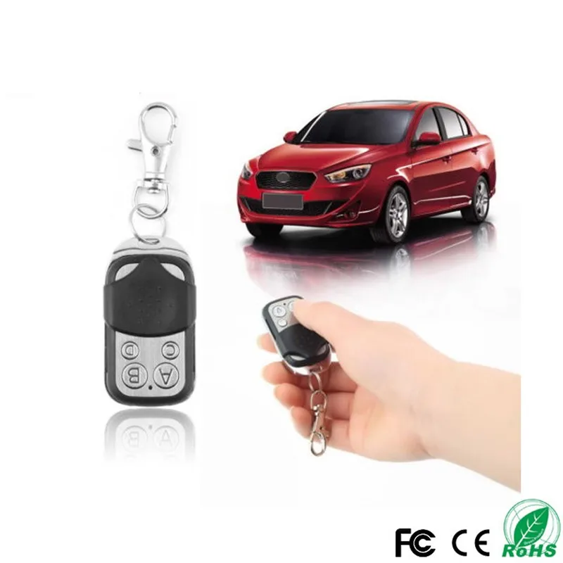 

5Pcs Cloning Duplicator Key Fob ABCD 4 Button Distance 433MHZ Clone Remote Control Fixed Learning Code For Gate Garage Door