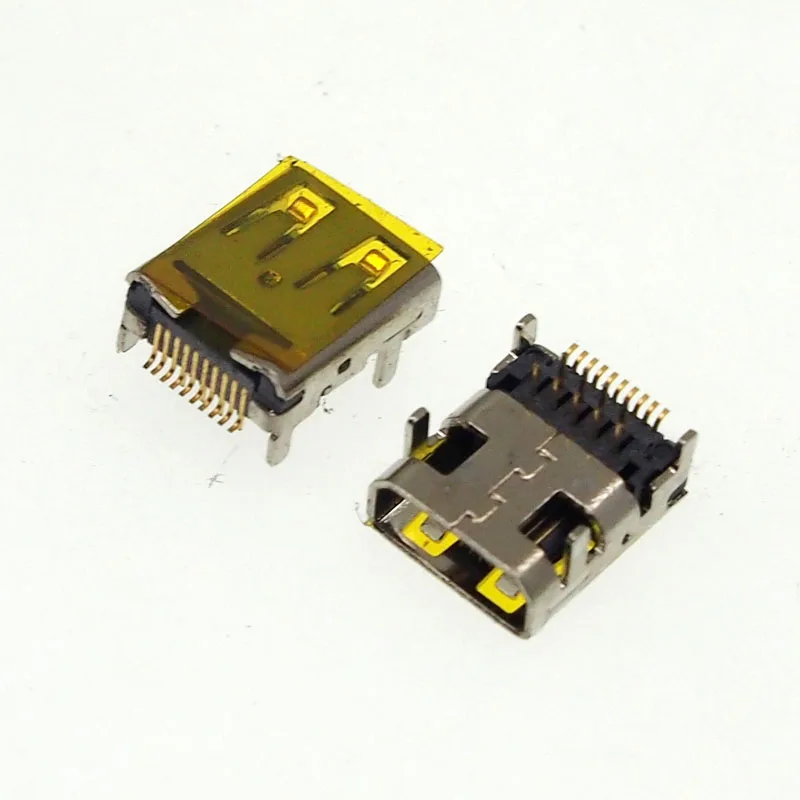 10 шт. Micro HDMI гнездо D Тип 19P HDMI разъем