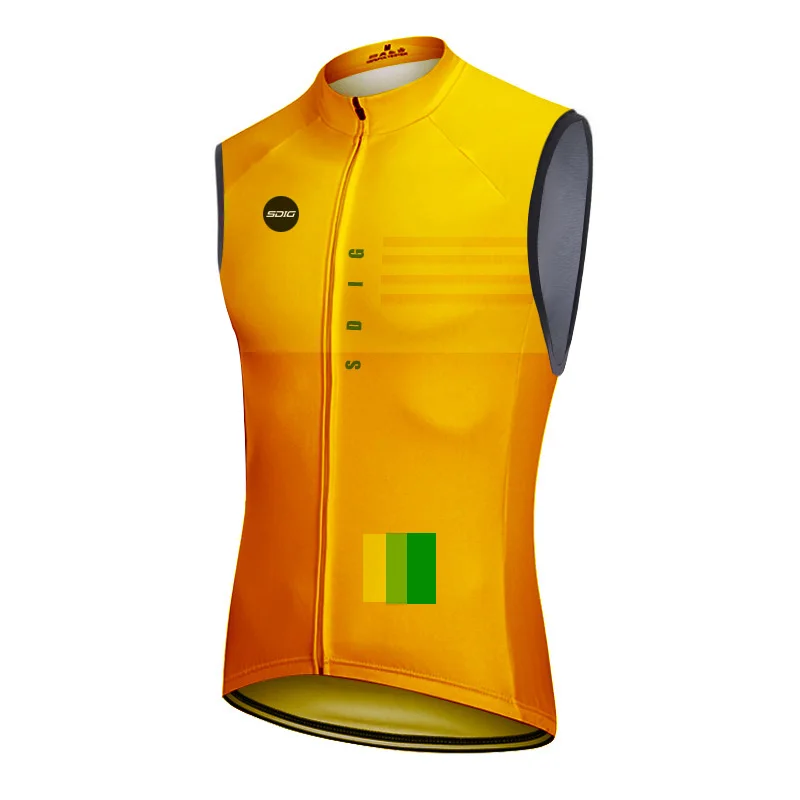 Ветрозащитный жилет для езды на велосипеде мужской или женский цвет черный осень