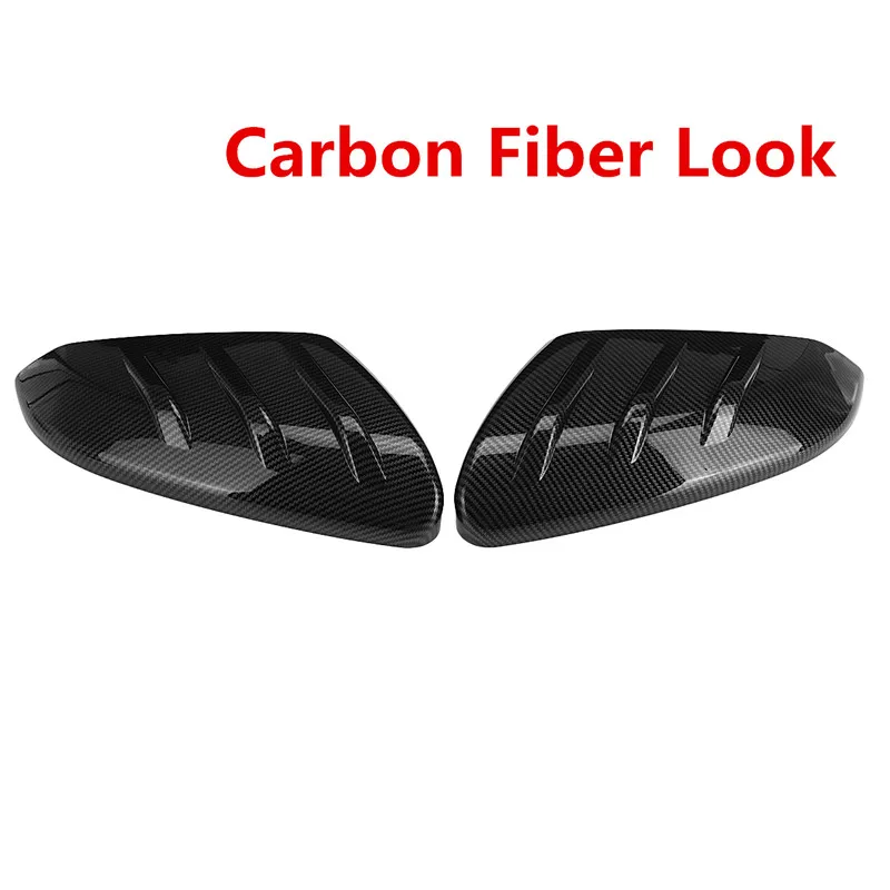 2 шт., задние крышки из углеродного волокна для зеркала заднего вида Honda Civic 2016-2020