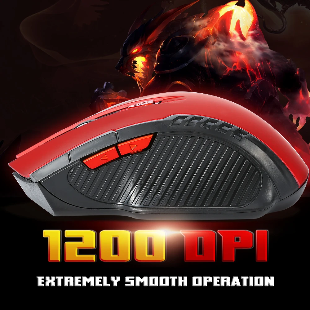 2 4g gaming mouse wireless optical mouse game wireless mice with usb receiver mouse for pc gaming laptops free global shipping