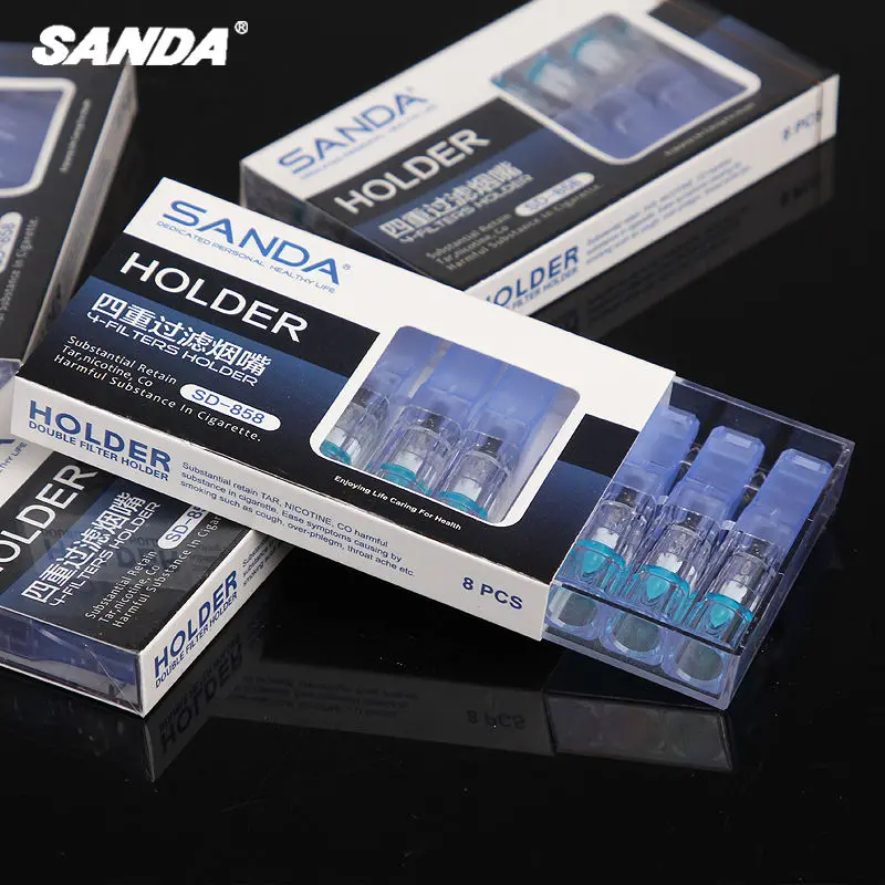 

Sanda Sd-858 Disposable Cigarette Holder Filter Disposable Filter Tip 12 Pcs