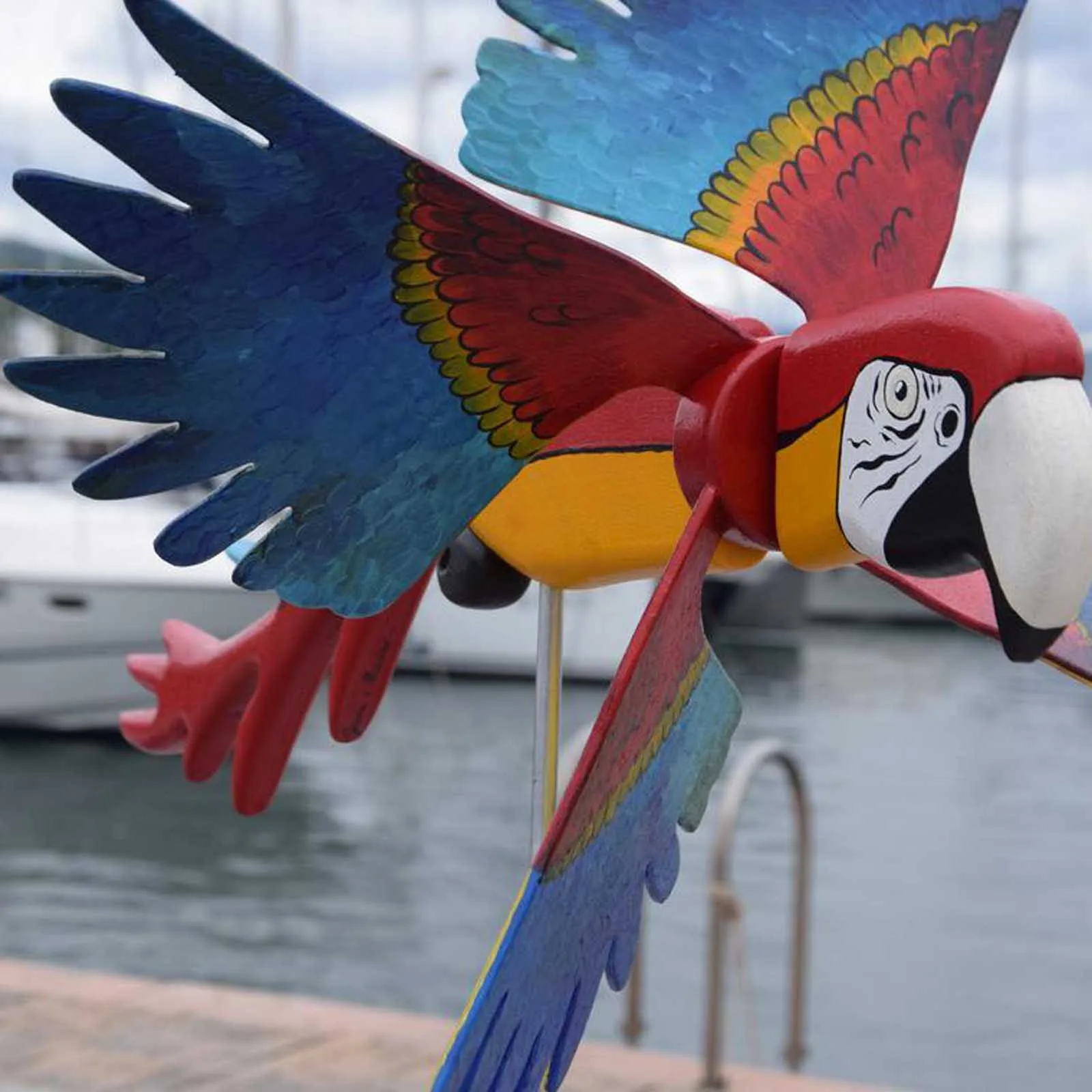 

Garden Decoration Yard Garden Decor Pneumatic Top Flying Bird Series Windmill Flying Bird Garden Decoration Outdoor Mother's Day