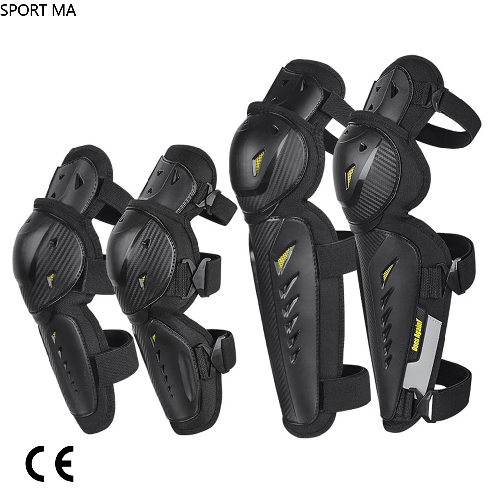 

Motorcycle Protection Elbow & Knee Pads Set Protector Moto Equipment for Men Motocross Protective Gear Knee Guards CE EN1621-1