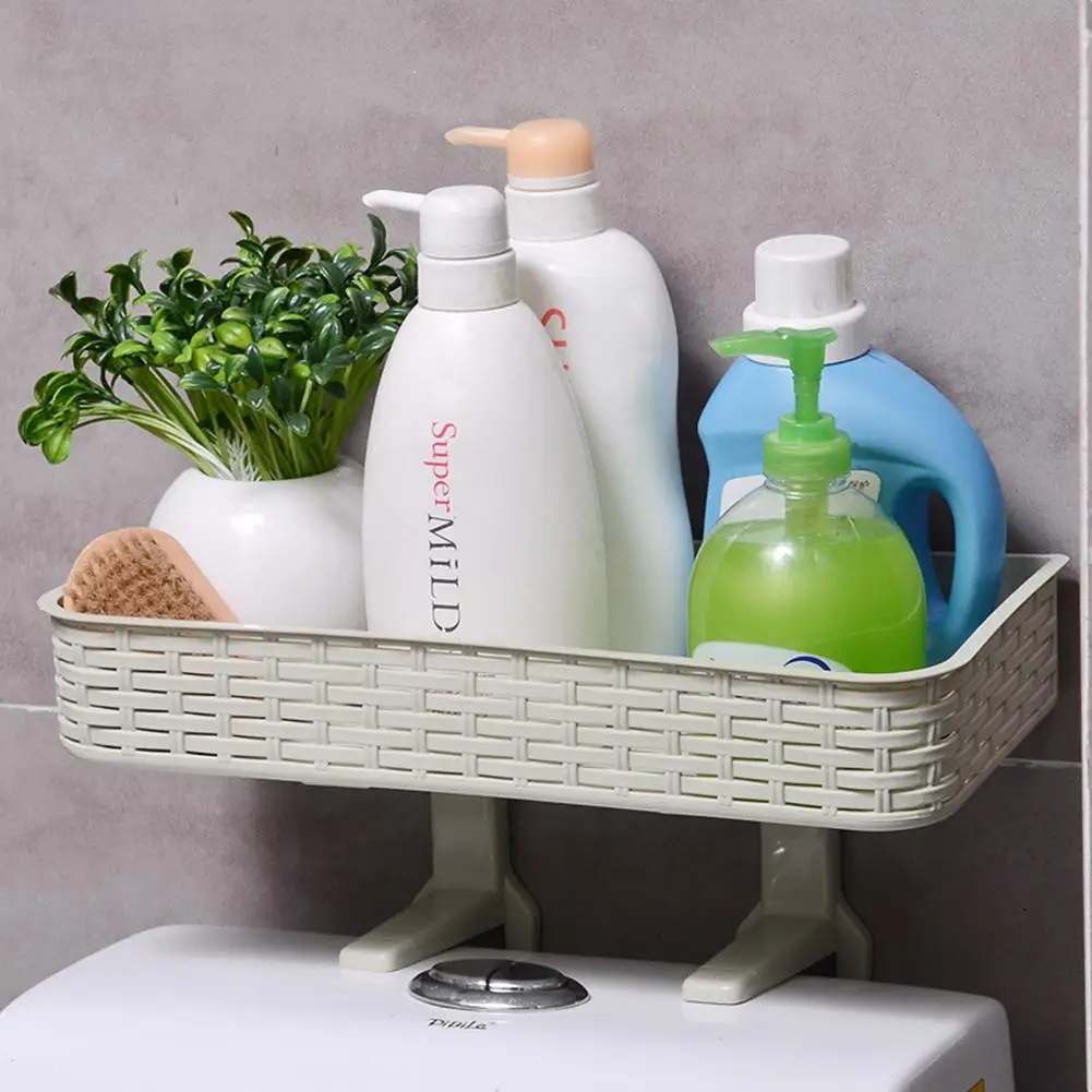 Стеллаж для хранения настенная полка ванная туалет кухня органайзер стены