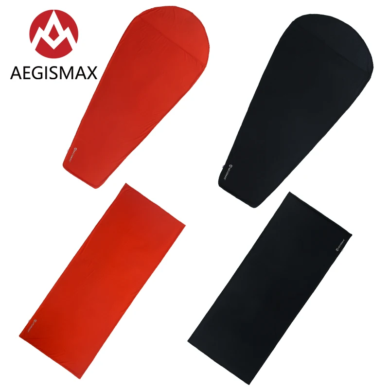 AEGISMAX термолит согревающий спальный мешок 5/8 Цельсия лайнер Открытый Кемпинг одиночный портативный спальный мешок аксессуары