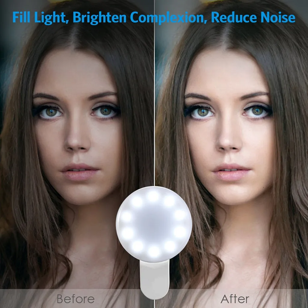 Мобильный телефон прямой трансляции повышающий светильник ing Night Darkness селфи