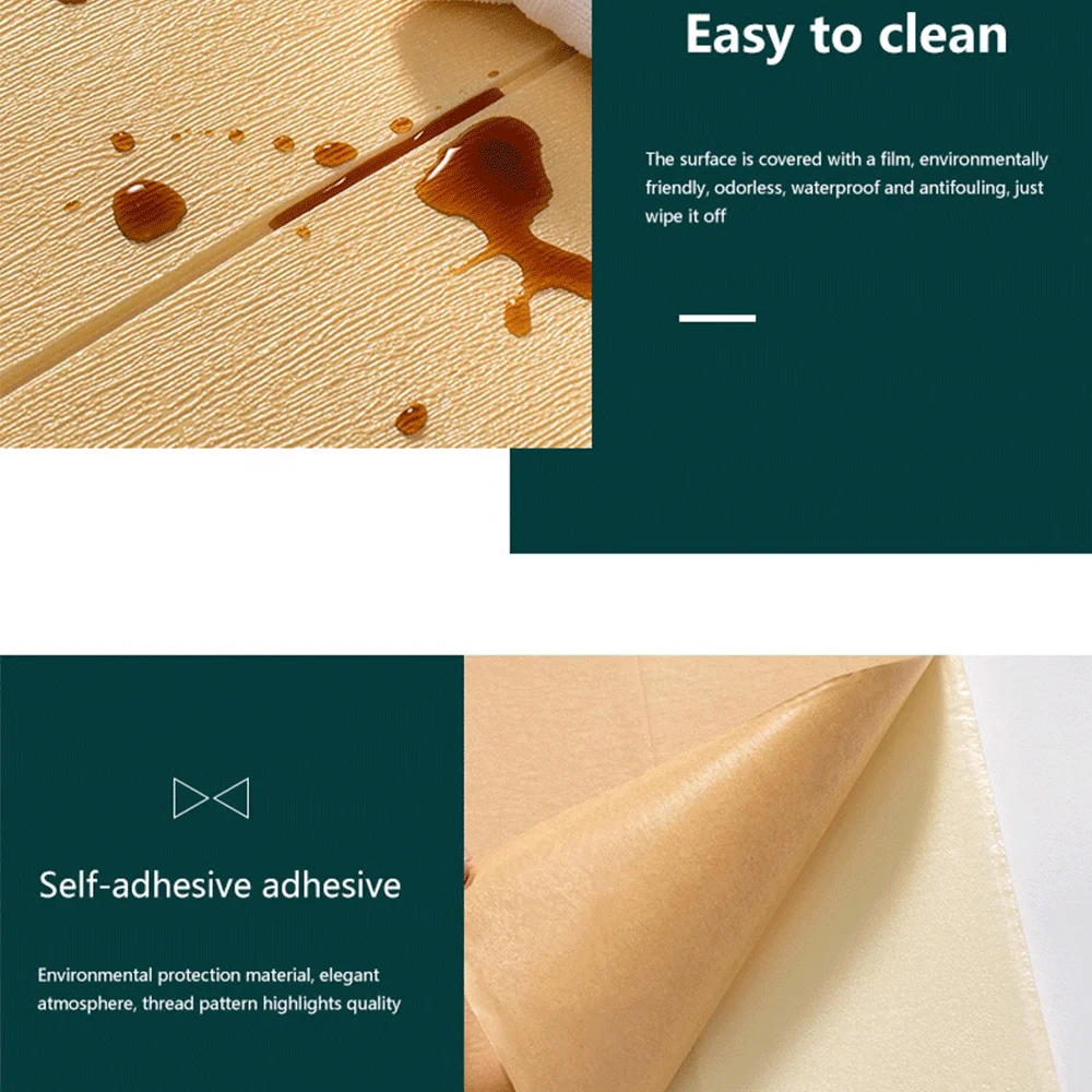 Лидер продаж самоклеящаяся панель s 3D деревянный дизайн настенная бумага