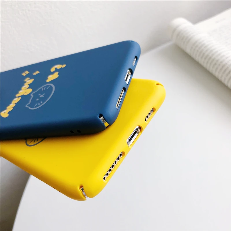 Модный милый чехол для iphone 11 pro max 7 8 6 6s plus X Xs XR мягкий силиконовый голубой желтый