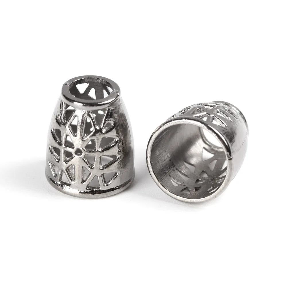 10 шт металлические бусы на веревочке амулеты пряжки для паракордовый браслет