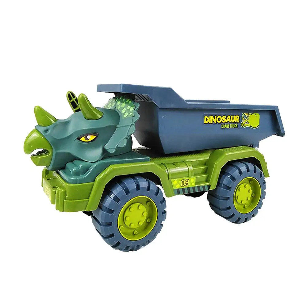 

Toy Trucks Dinosaurs Car Truck Transporter Toy Car Set With Dino Animal Model Engineering Vehicles Cars Toys Dinosaur Transpor