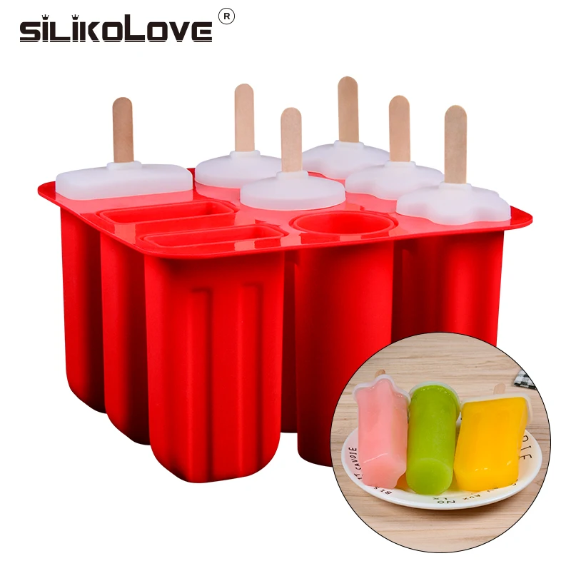 Силиконовые формы для мороженого SILIKOLOVE многоразовые силиконовые с морозильной