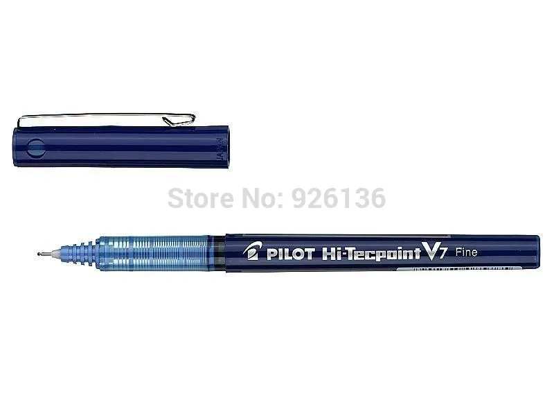 Набор ручек Pilot 12 V7 HI-TECPOINT 0 7 мм для рукоделия с жидкими синими чернилами роликовая