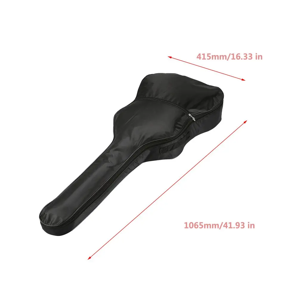 

41 Inch Guitar Storage Bag Waterproof 420D Nylon Acoustic Guitar Gig Bag Soft Case Cover with Adjustable Strap