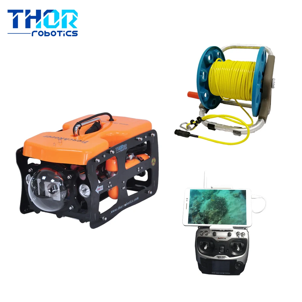 Подводный Дрон с камерой thorrobotic дроны Trenchrover 110 ROV робот фотография эхолот