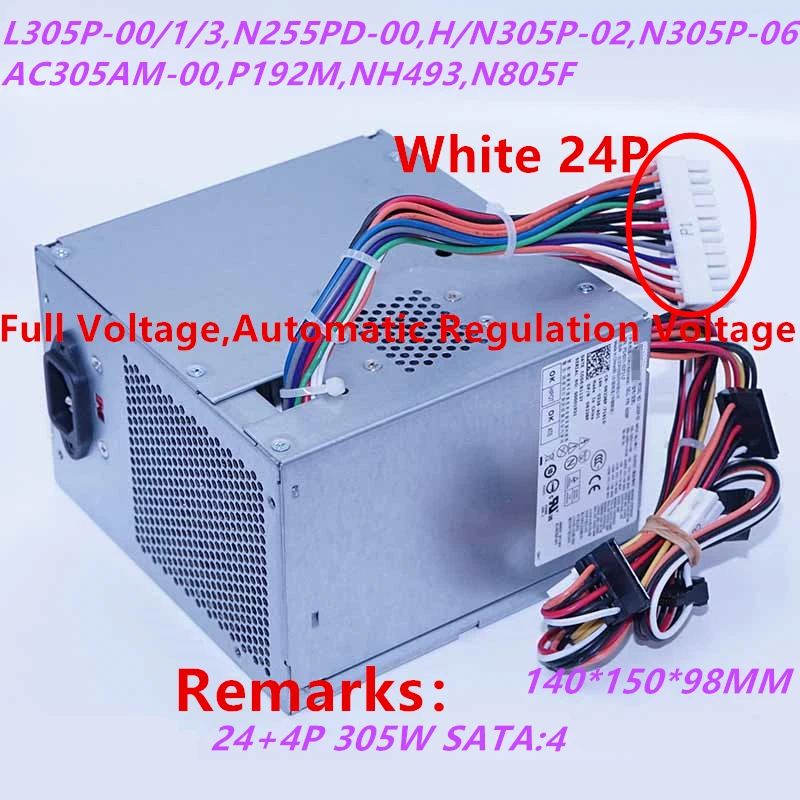 Новый оригинальный блок питания для ноутбука Dell Optiplex 380 755 305W Питание L305P 00 01 03 H305P 02