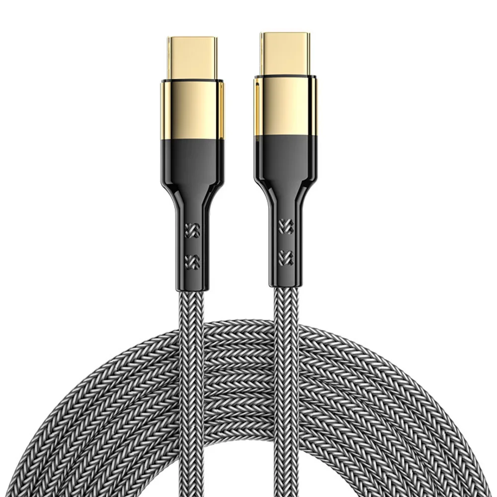 Tomtif 1.2m PD Type C To USB Cable Male Golden Plug Data Wire For Samsung Xiaomi iPhone Fast Charging 3A | Мобильные телефоны и