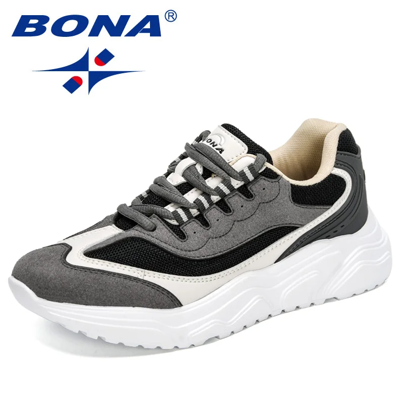 Кроссовки BONA женские сетчатые дышащие Нескользящие Повседневная Уличная обувь