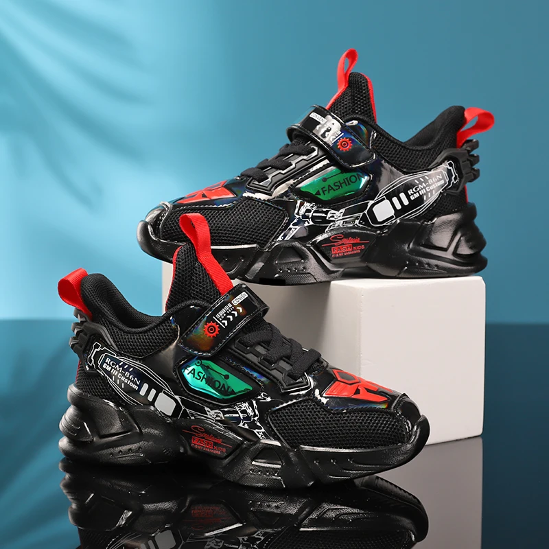 Кроссовки детские дышащие для мальчиков теннисная обувь бега повседневная