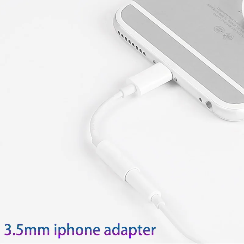 Adaptador de auriculares Lightning a 3,5mm, cargador macho hembra para iPhone 7, 8, 11, 12, X, XR, Max, Pro, AUX