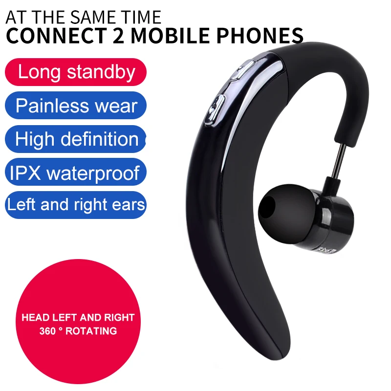 

Беспроводные Bluetooth-наушники с микрофоном и голосовым управлением