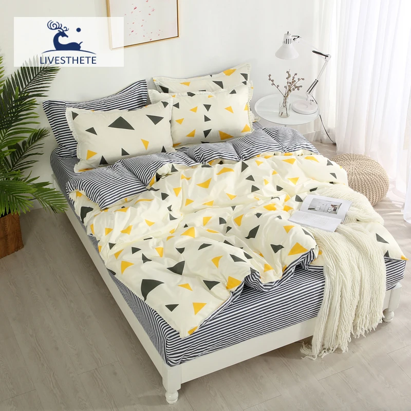 Liv Esthete Комплект постельного белья с геометрическим рисунком декоративный