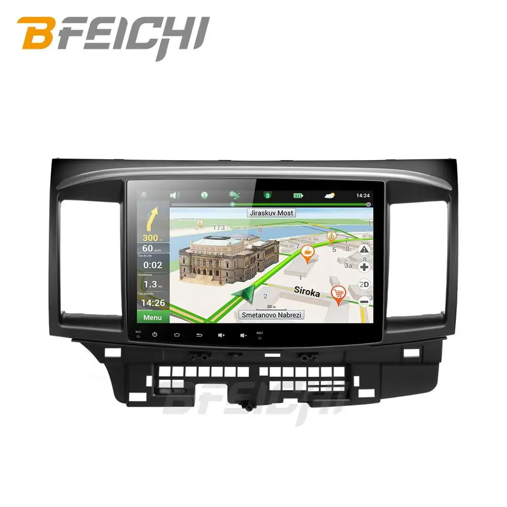 Android 9 0 PX30 автомобильный DVD для Mitsubishi Lancer 2005-2016 с 10 1 дюймов 2 DIN gps Радио Видео плеер