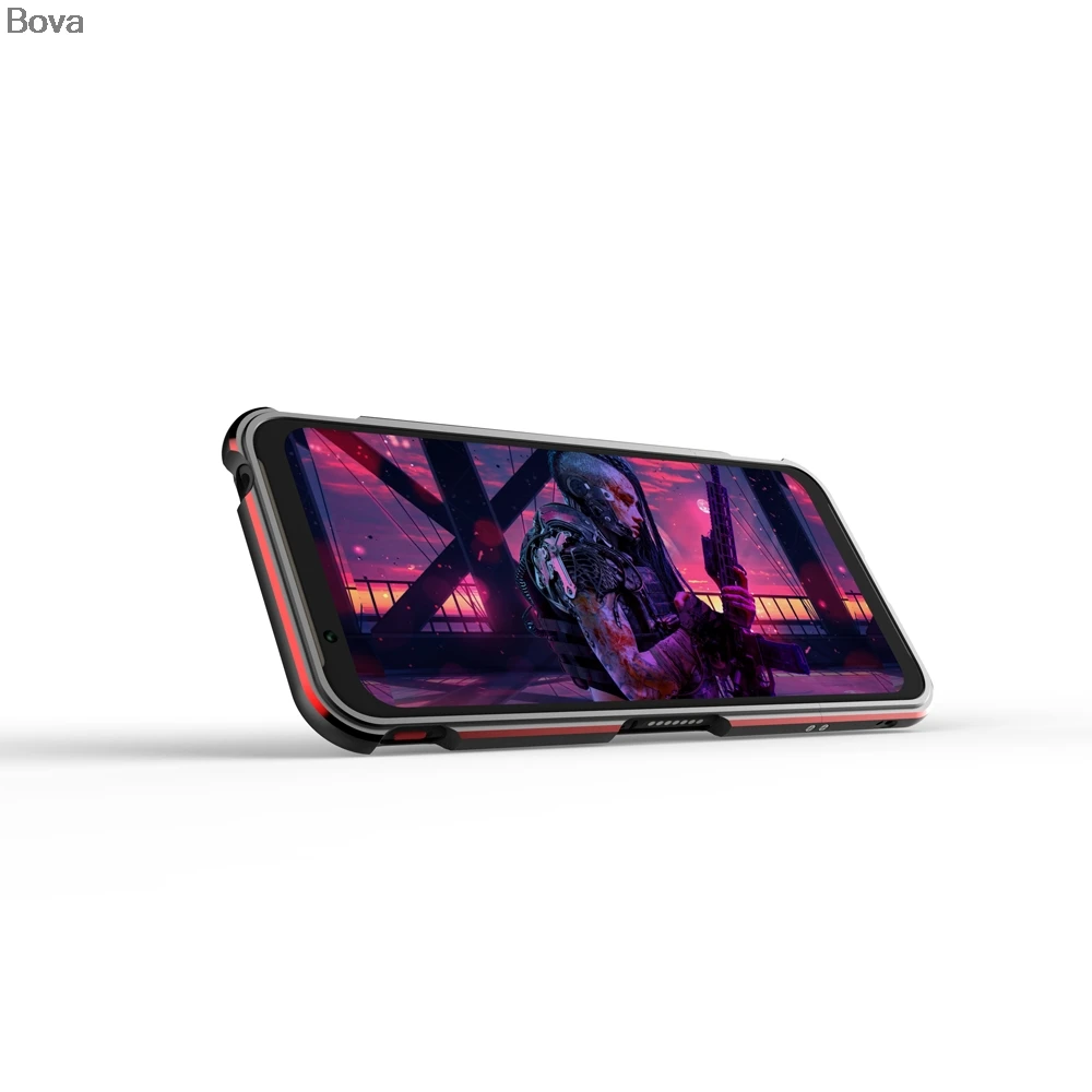 Чехол для Nubia Red Magic 3 Роскошный ультра тонкий алюминиевый бампер для zte Nubia Red Magic 3+ 2 пленки(1 передняя+ 1 задняя