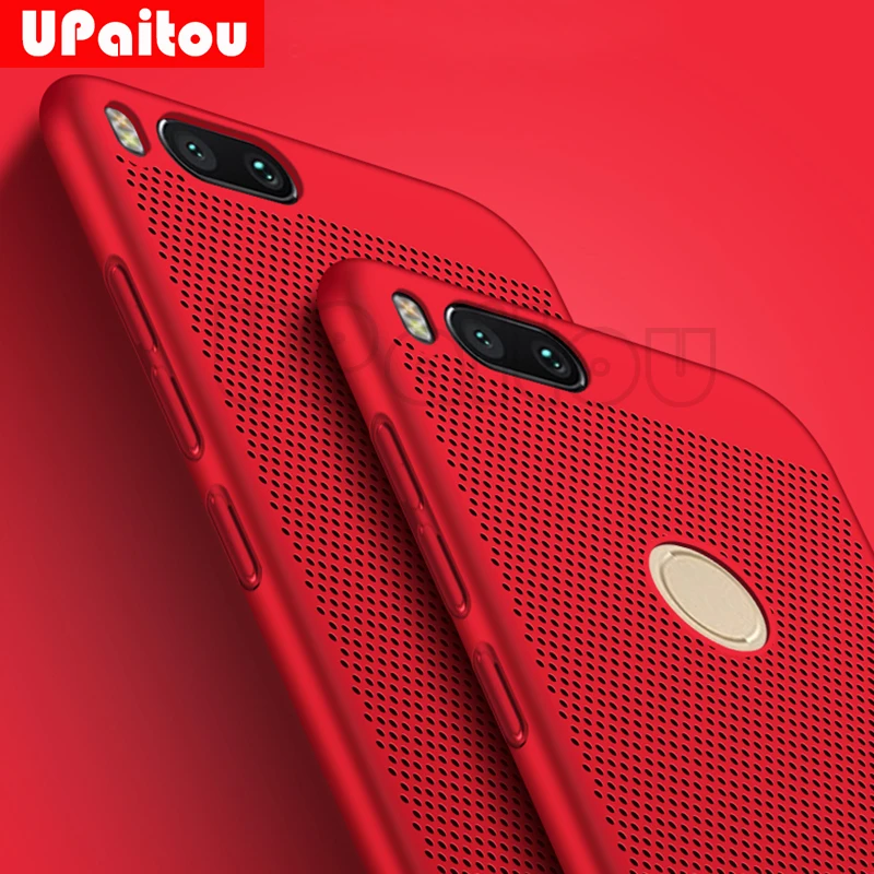 UPaitou теплоотвод чехол для Xiaomi Mi A1 5X ультра тонкий Жесткий ПК Тонкий задней панели