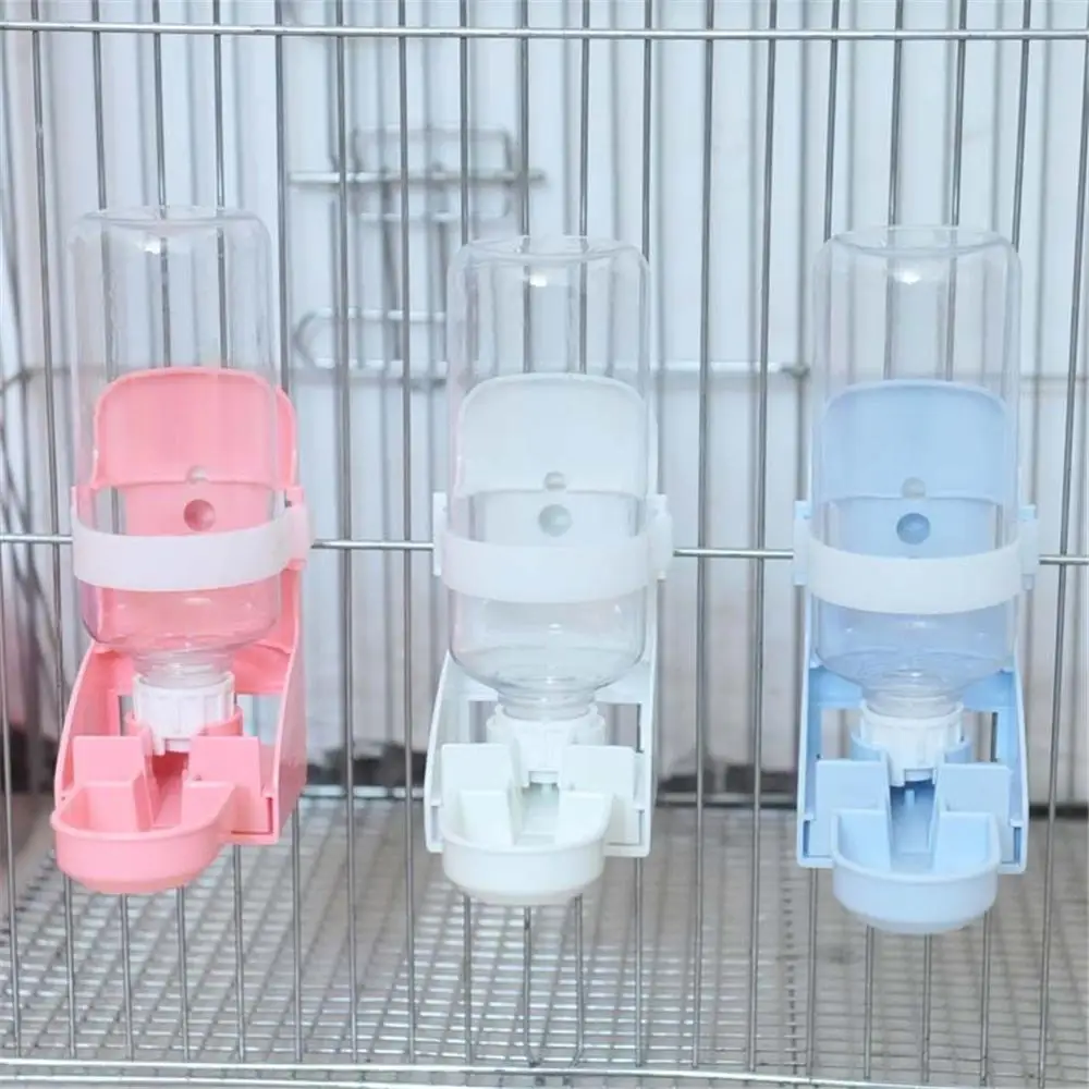 

Hanging Pet Feeder Cat Dog Automatic Water Dispenser Durable Puppy Kitten Rabbit Water Bottle Can Hang Stationary Cage Drinker