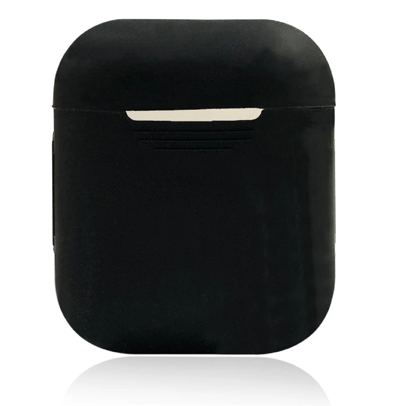 Black Силиконовый чехол Briame для Apple Airpods, ударопрочный чехол для Apple, гарнитура для Airpods, ультра тонкий защитный чехол для Air Pods - Цвет: Black