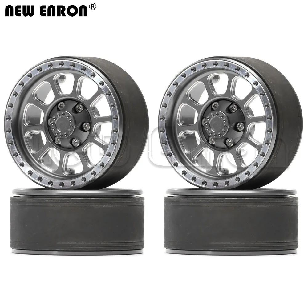 

Новинка ENRON 1,9 дюйма алюминиевый 10 спиц 55*45*26 мм тяжелый обод колеса Beadlock 4 шт. для радиоуправляемого автомобиля 1/10 TRX4 CC01 RGT D110 RC4WD SCX10 90046