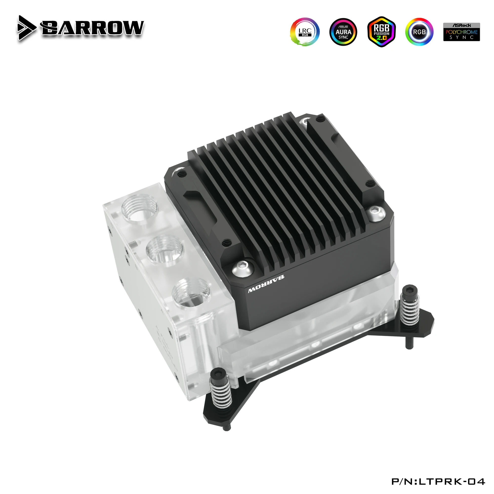 Barrow CPU AIO водяной блок Combo 17W PWM насос для INTEL AMD AM3 AM4 X99 X299 платформы встроенный