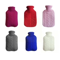 fashion hot water bottle knitted cover safe hot water packs case cold proof warm hot water bottle pouch knitted cover removable