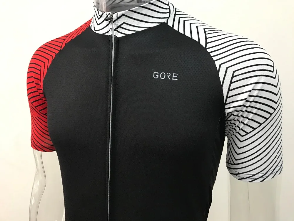 GORE Custom Аэро Велоспорт одежда для мужчин короткий рукав велосипедные костюмы дышащий Джерси дорожный велосипед Команда Bib шорты 9D набор велошорт