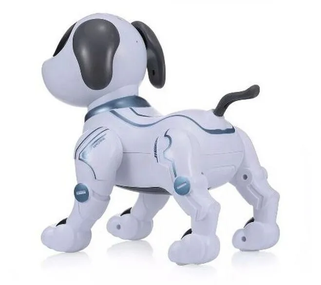 Радиоуправляемая интерактивная собака-робот Smart Robot Dog ZYA-A2875 реагирует на
