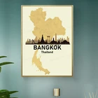 Картина на холсте из Бангкока, Таиланд, настенные картины, картины, домашний декор, фотография для гостиной
