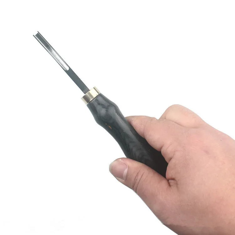 DIY ручной работы во французском стиле кожаная кромка скошенная режущий нож для