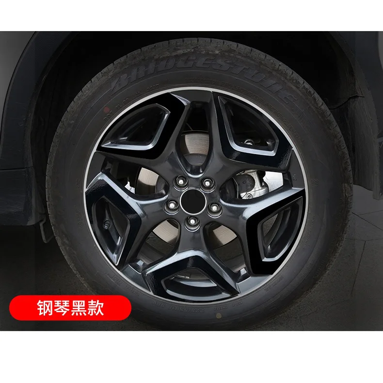 Fit for Subaru XV 2018 Декоративные колесные украшения Измененная специальная пленка на втулке из углеродного волокна для Forester.