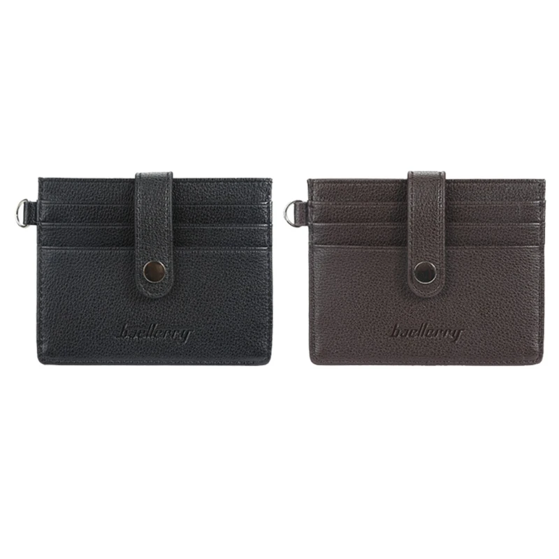 

Fashion Men Slim PU Leather Wallet Coin Purse Credit Card Holder Business Change Pocket Case